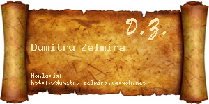 Dumitru Zelmira névjegykártya